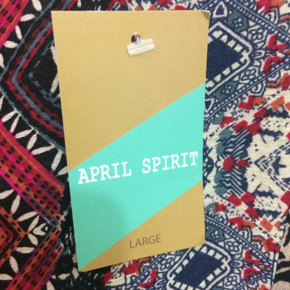 April Spirit Hayden Boho Tunic Dress Abstract - Picture 11 of 13